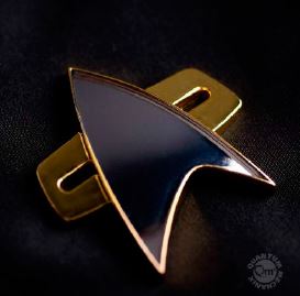 STAR TREK VOYAGER COMMUNICATOR BADG