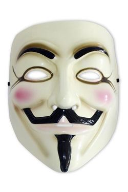V FOR VENDETTA GUY FAWKES MASCHERA