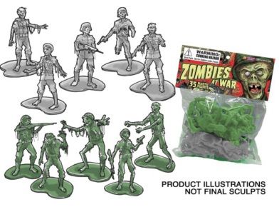 ZOMBIES AT WAR PX FIG 35-CT BAG