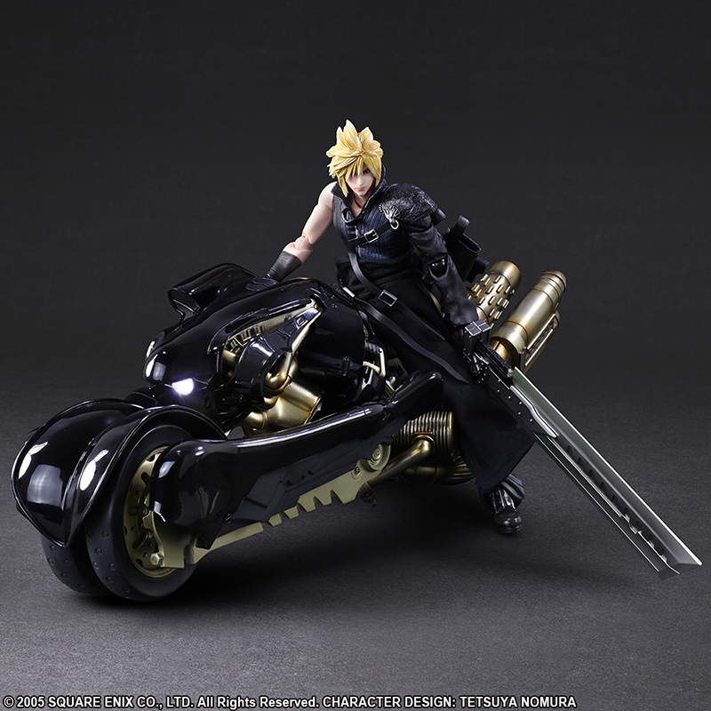 FINAL FANTASY VII ADVENT CLOUD AND FENRIR FIG