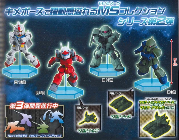 GUNDAM MECH SAGA FIG. VOL.2 SET