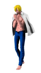 ONE PIECE NAKED BODY CALENDAR SANJI