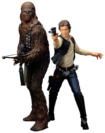 STAR WARS HAN SOLO & CHEWBACCA ARTFX+ ST.