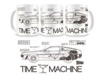BACK TO THE FUTURE TIME MACHINE CERAMIC MUG