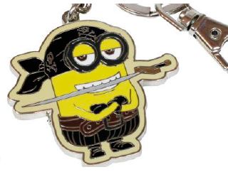MINIONS EYE MATIE METAL KEYCHAIN