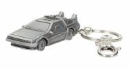 BACK TO THE FUTURE DELOREAN 3D METAL KEYCHAIN