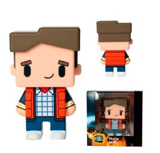 BACK TO THE FUTURE MARTY PIXEL FIG