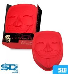 V FOR VENDETTA MASK SILICONE CAKE