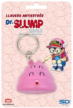 DR.SLUMP PINK POO MINI STRESS KEYCH