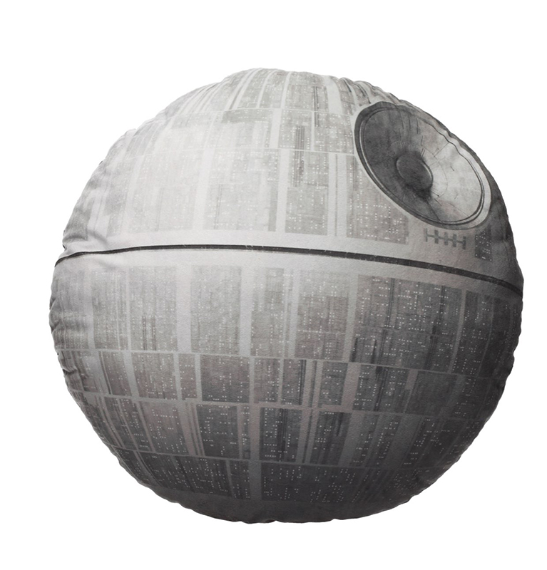 STAR WARS DEATH STAR SHAPED CUSHION
