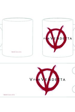 V FOR VENDETTA MUG LOGO