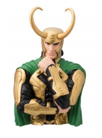 MARVEL LOKI BUST BANK