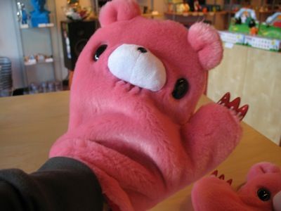 GLOOMY BEAR MITTENS B FACE BASIC