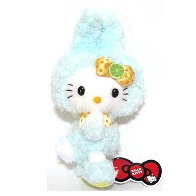 HELLO KITTY RABBIT PLUSH AZZURRA