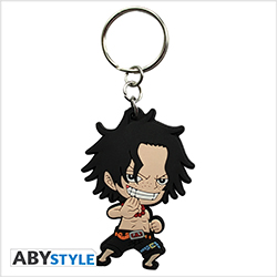 ONE PIECE ACE SD PVC KEYCHAIN