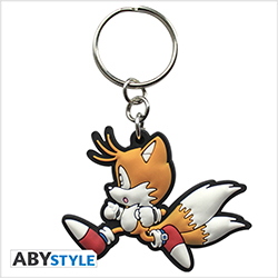 SONIC TAILS PVC KEYCHAIN