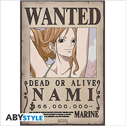 ONE PIECE WANTED NAMI NEW 52X38