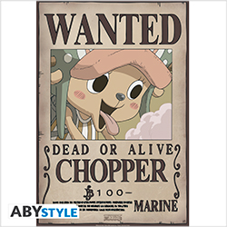 ONE PIECE WANTED CHOPPER NEW 52X38