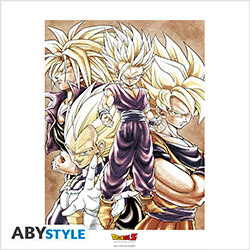 DRAGON BALL SAIYANS ARTPRINT