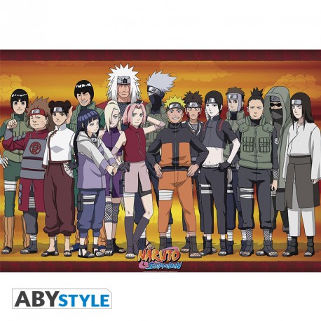 NARUTO POSTER KONOHA NINJAS