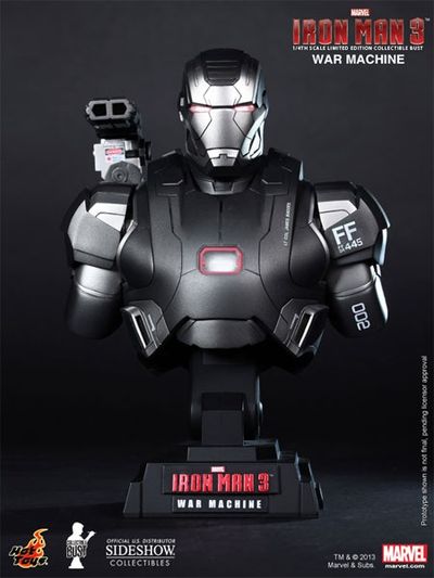 IRON MAN 3 WAR MACHINE BUST