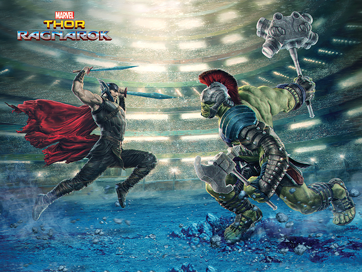 THOR RAGNAROK (FIGHT) CANVAS 60X80