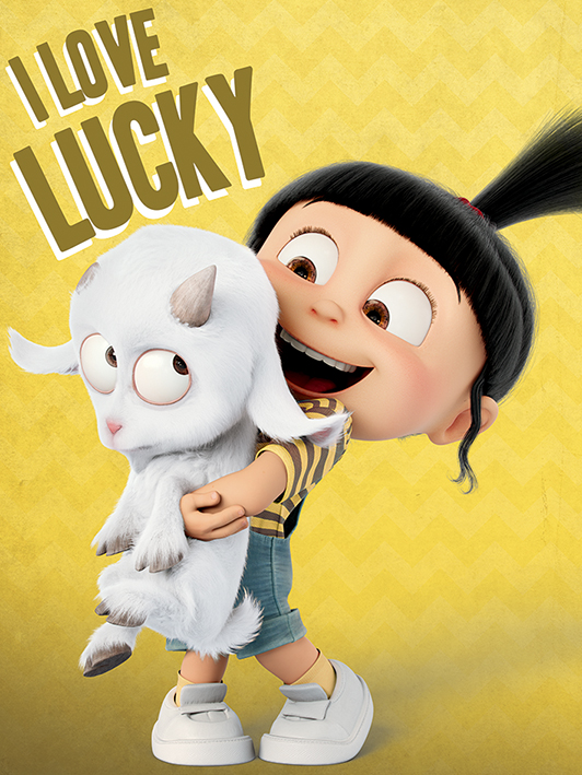 DESPICABLE ME 3 LOVE LUCKY CANVAS