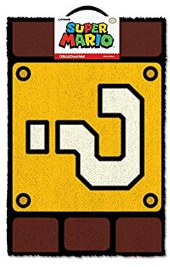 SUPER MARIO QUESTION MARK DOORMAT