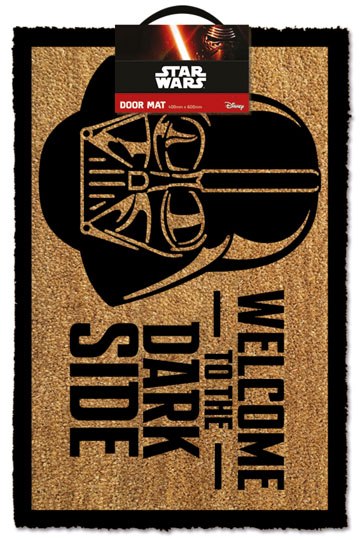 STAR WARS WELCOME TO THE DARK SIDE DOORMAT