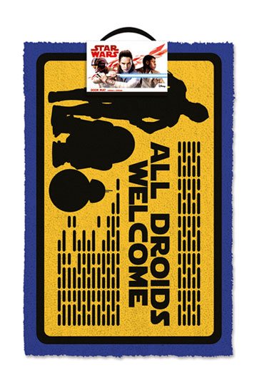 STAR WARS ALL DROID WELCOME DOORMAT