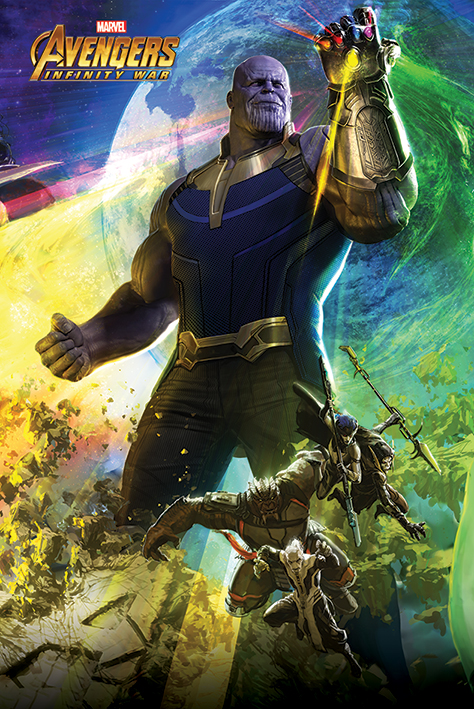 AVENGERS INFINITY WARS POSTER THANOS