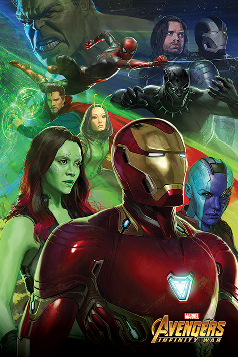 AVENGERS INFINITY WARS POSTER IRON