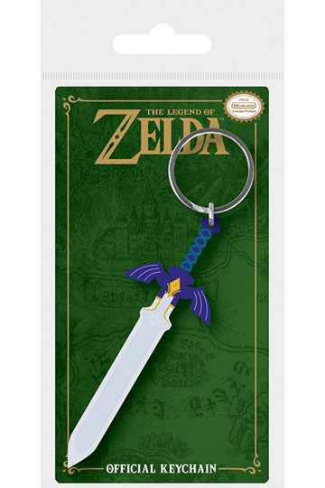 ZELDA MASTER STAR WARSORD RUBBER KEYCHAIN