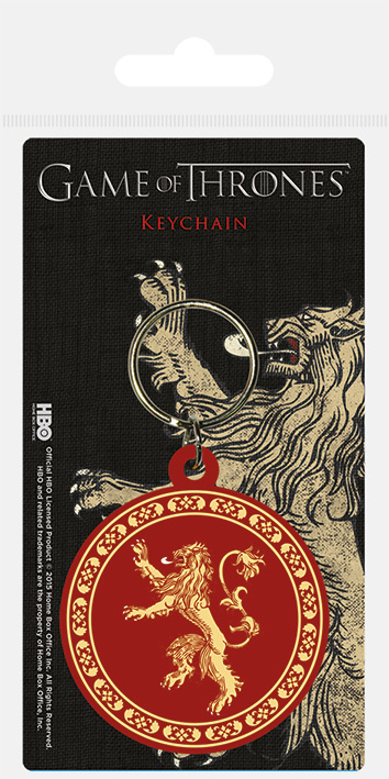 GAME OF THRONES LANNISTER KEYCHAIN