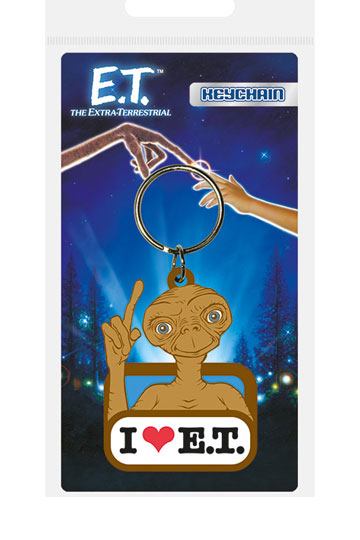 ET I LOVE ET RUBBER KEYCHAIN