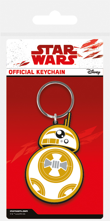 STAR WARS BB-8 RUBBER KEYCHAIN