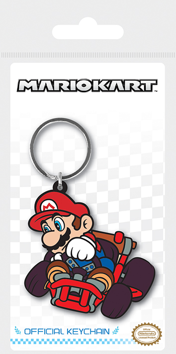 MARIO KART DRIFT RUBBER KEYCHAIN