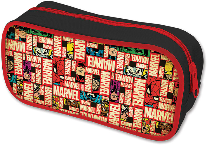 MARVEL BLOCK LOGO PENCIL CASES