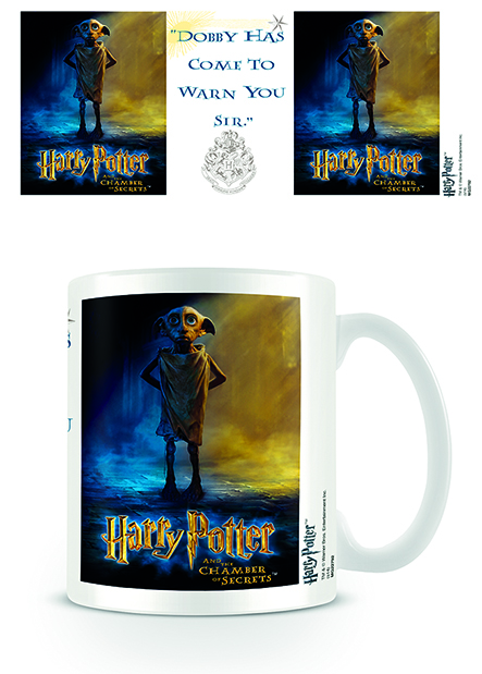 HARRY POTTER MUG DOBBY WARNING