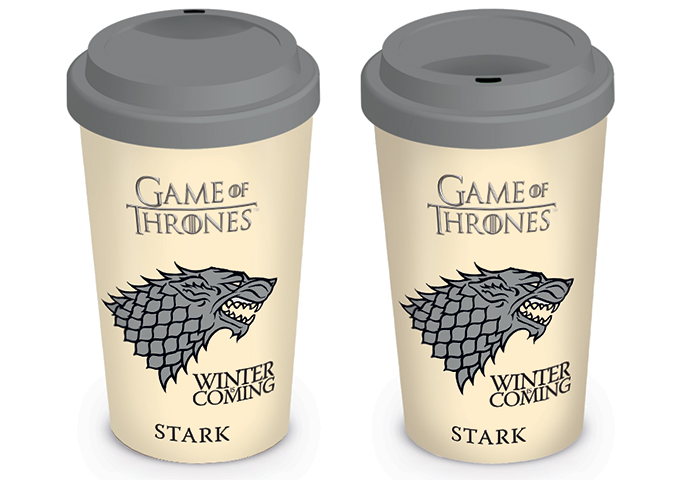 GAME OF THRONES STARK TRAVEL MUG