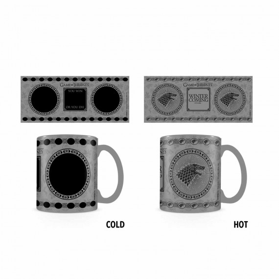 GAME OF THRONES STARK HEAT MUG
