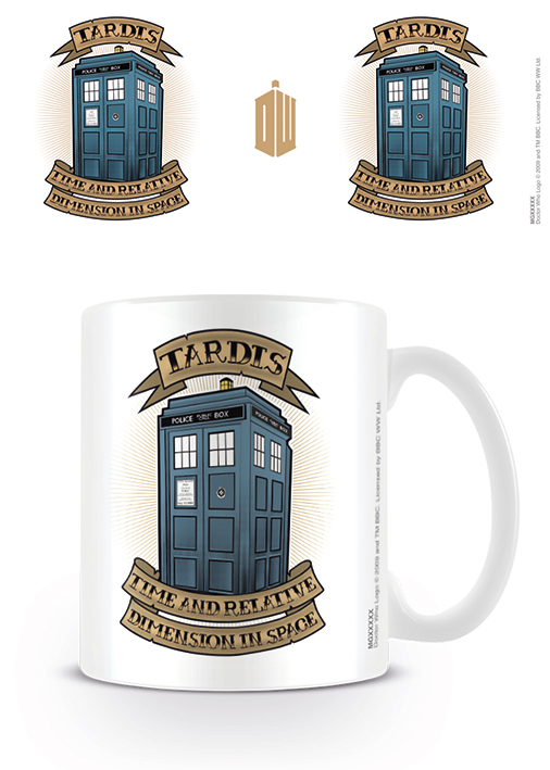 DOCTOR WHO TARDIS TATTOO MUG