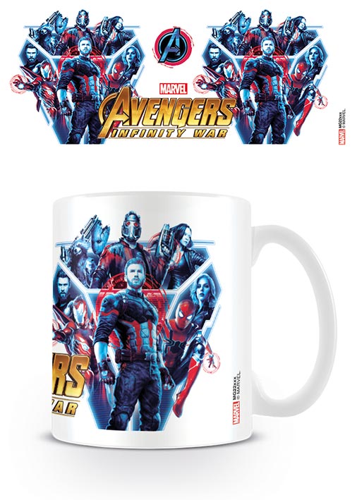 AVENGERS INFINITY WAR MUG HEROES