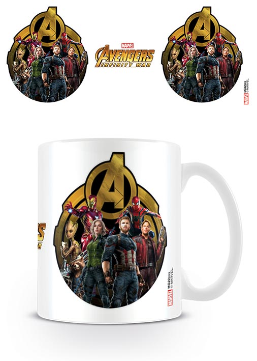 AVENGERS INFINITY WAR MUG ICON HERO