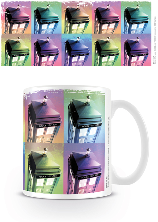 DOCTOR WHO TARDIS COLOUR MUG