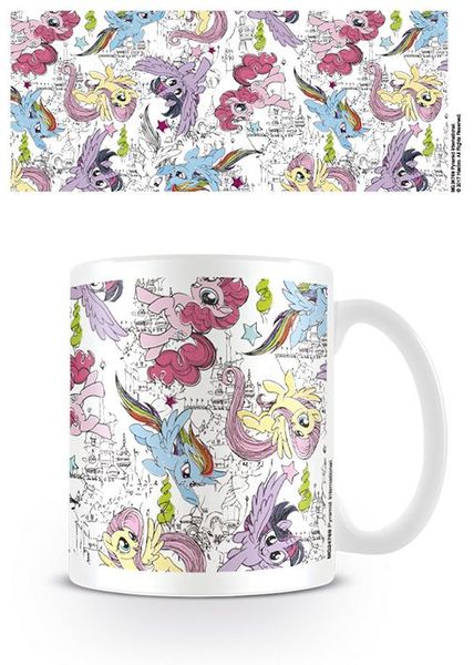 MY LITTLE PONY SCRIBBLE PONIES MUG