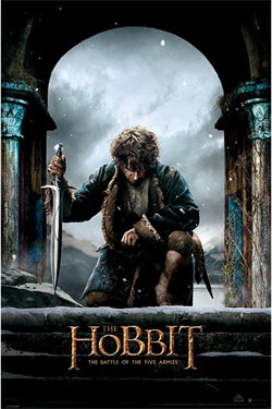THE HOBBIT 3 POSTER KNEEL