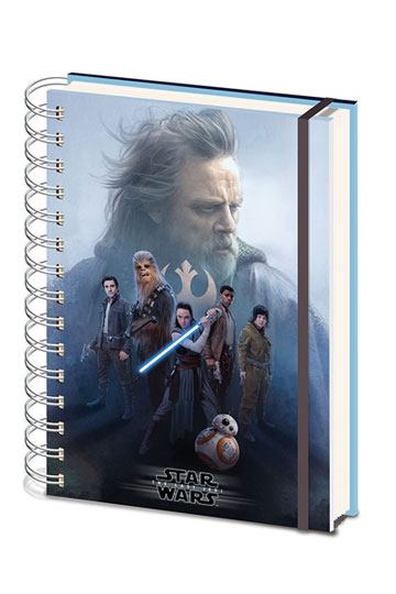 STAR WARS LAST JEDI CAST NOTEBOOK