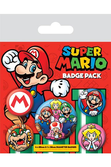 SUPER MARIO BADGE PACKS