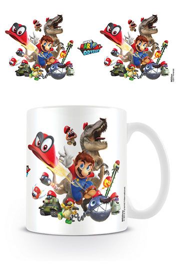 SUPER MARIO ODISSEY CAP MONTAGE MUG